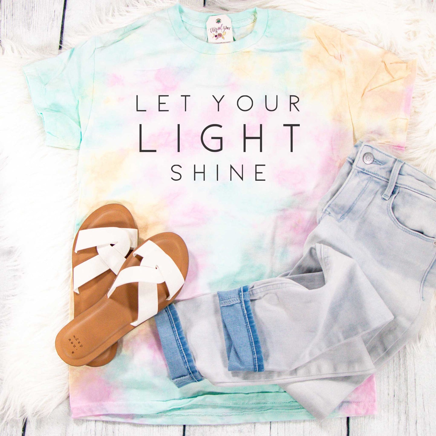 Let Your Light Shine Tie Dye Unisex Shirt