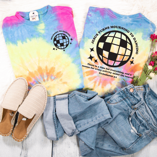Mourning To Dancing Tie Dye Unisex Shirt