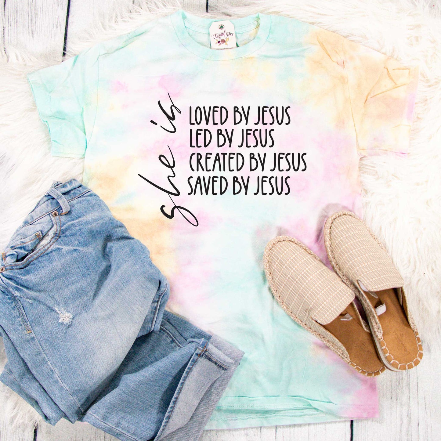 She Is Tie Dye Unisex Shirt