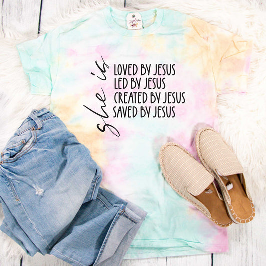 She Is Tie Dye Unisex Shirt