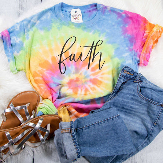 Faith Tie Dye Unisex Shirt