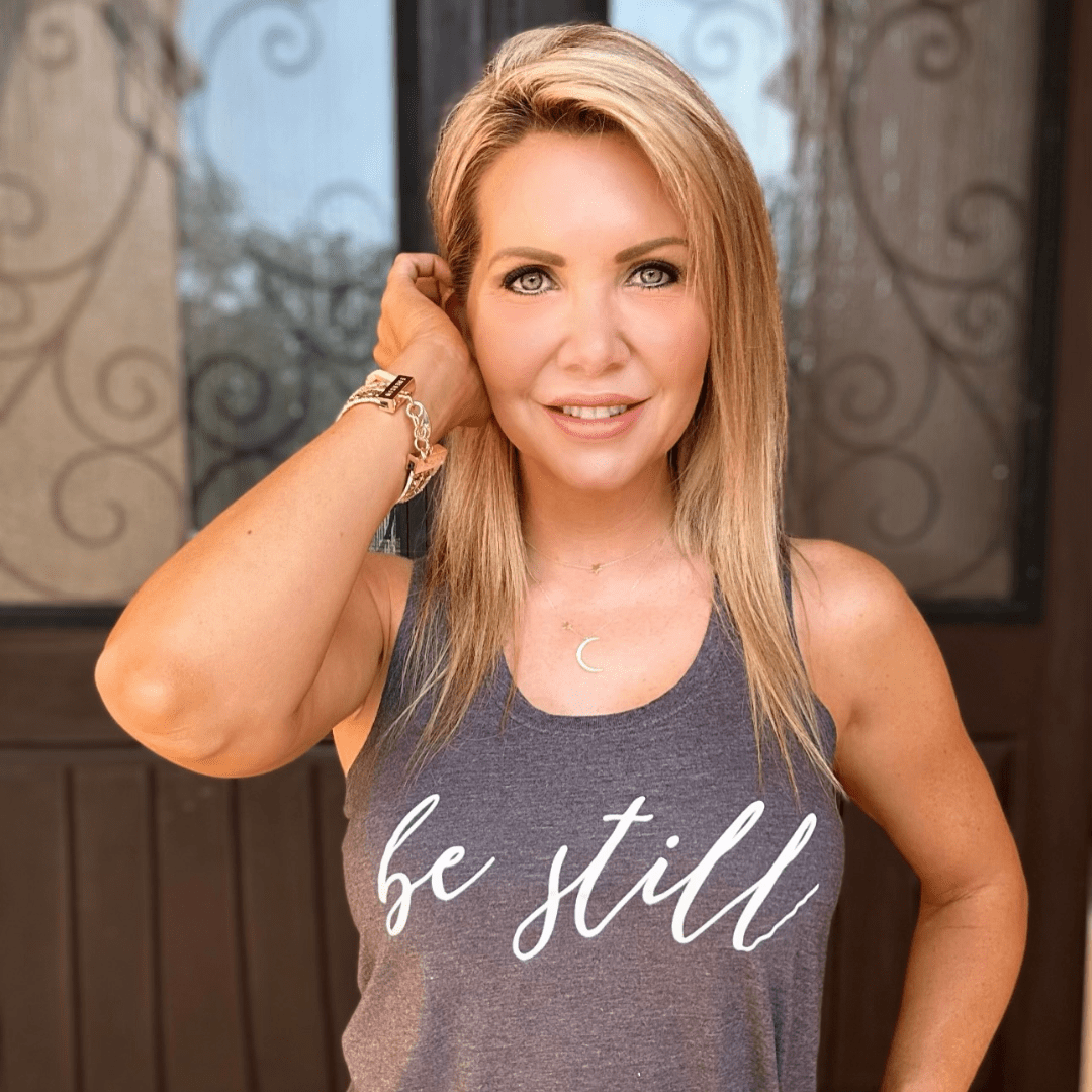 Be Still Racerback Tank