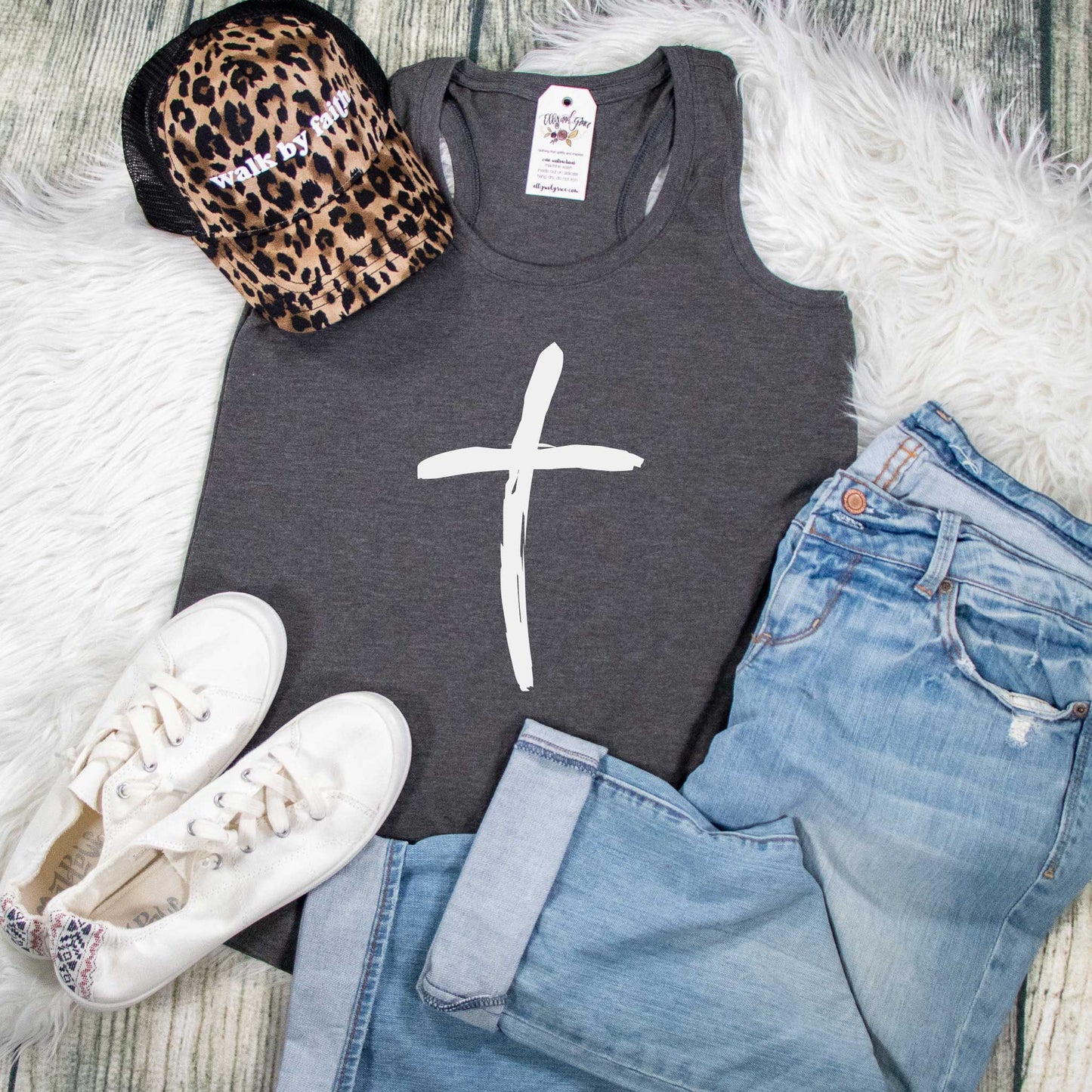 Cross Racerback Tank