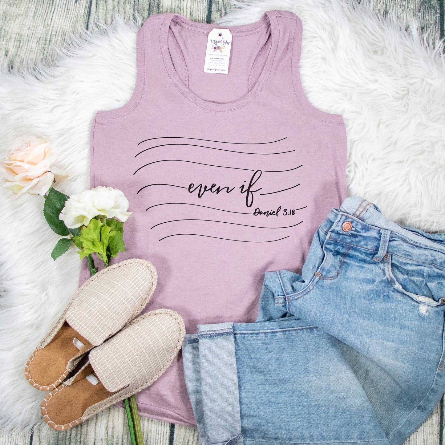 Even If Racerback Tank