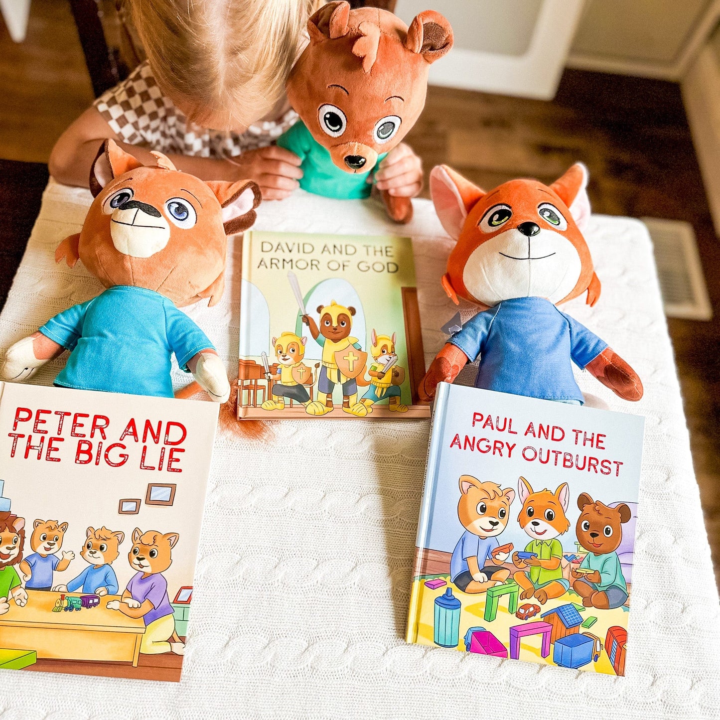 "Peter And The Big Lie" Book + Animal Set