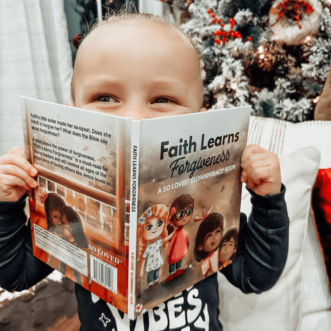 "Faith Learns Forgiveness" Book + Linen Doll Set