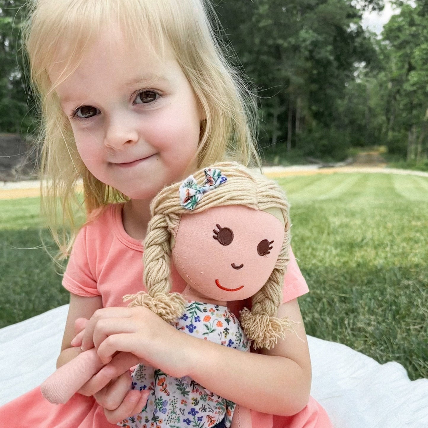 "Grace & the Fruit of the Spirit" Book + Linen Doll Set