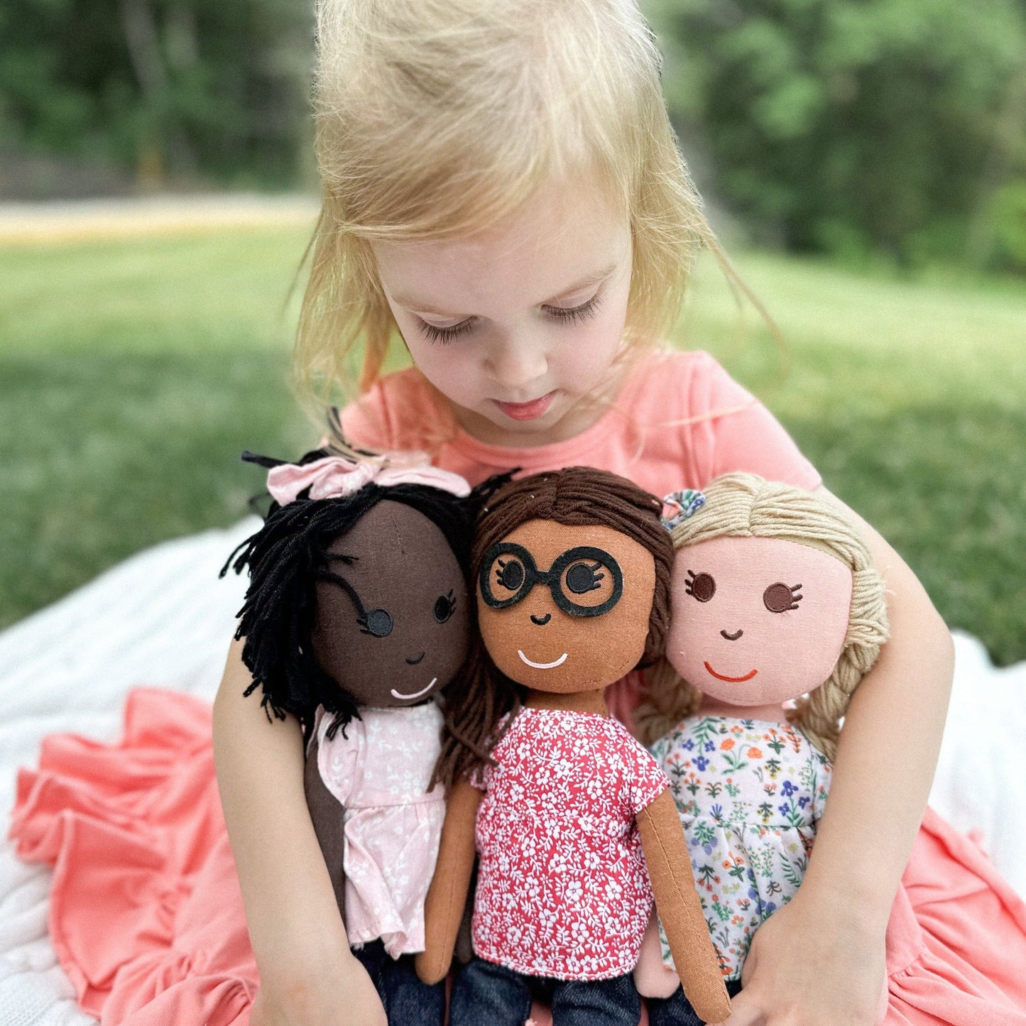 "Grace & the Fruit of the Spirit" Book + Linen Doll Set