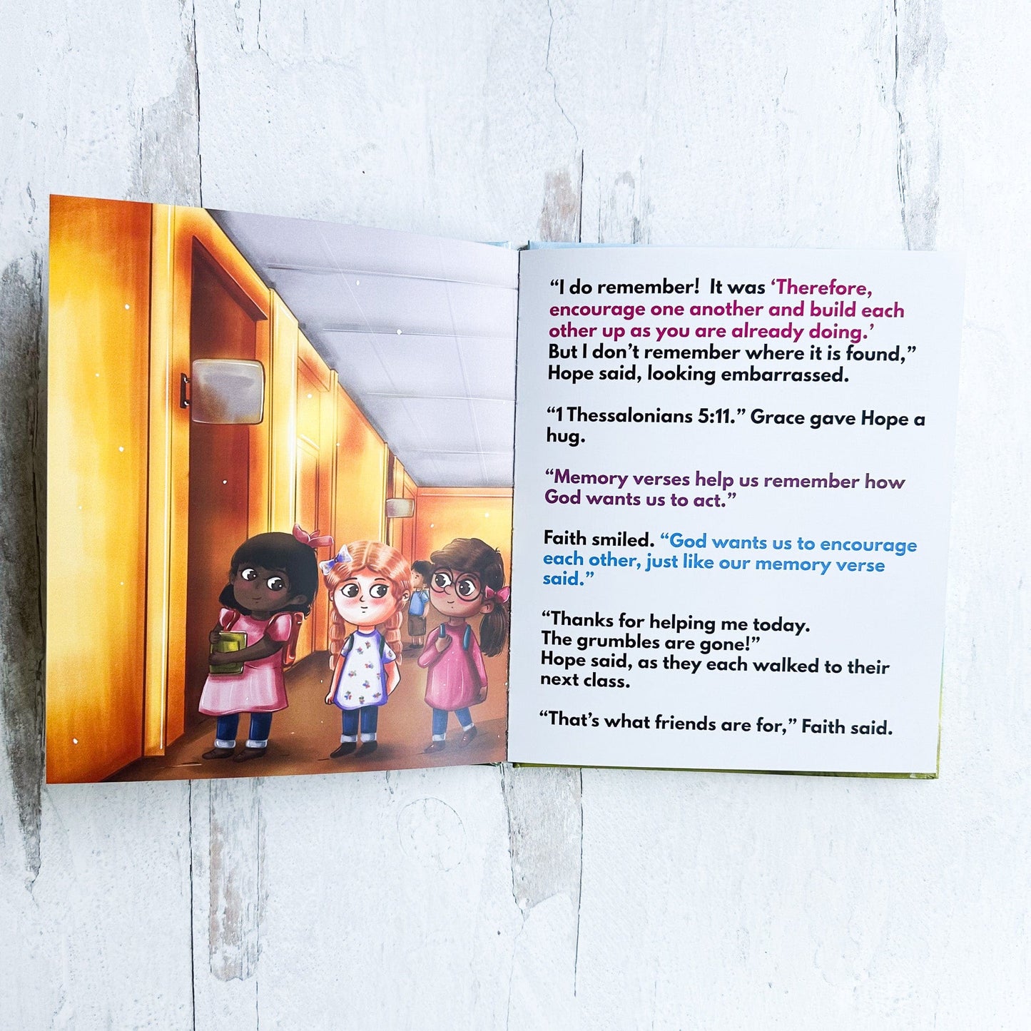 "Hope & the Grumbles" Book + Linen Doll Set