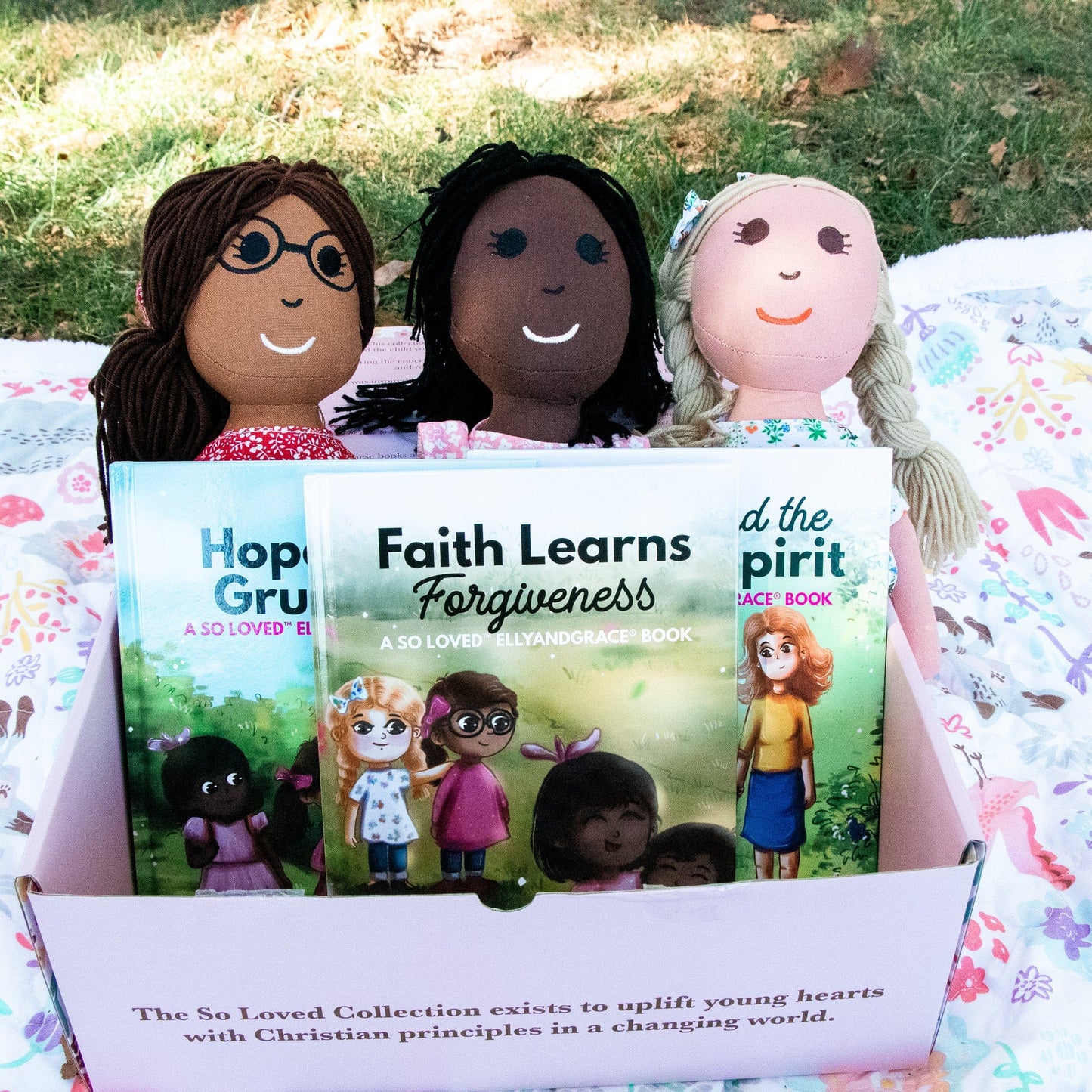 "Hope & the Grumbles" Book + Linen Doll Set