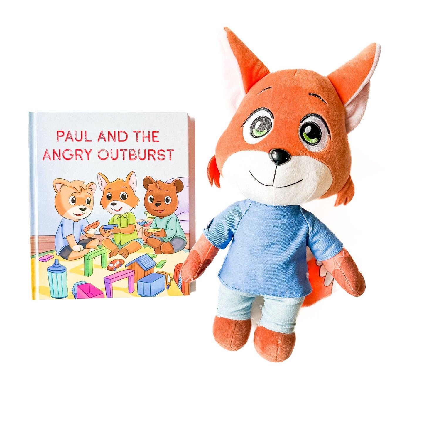 "Paul And The Angry Outburst" Book + Animal Set