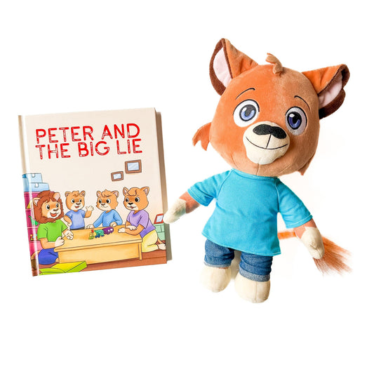 "Peter And The Big Lie" Book + Animal Set