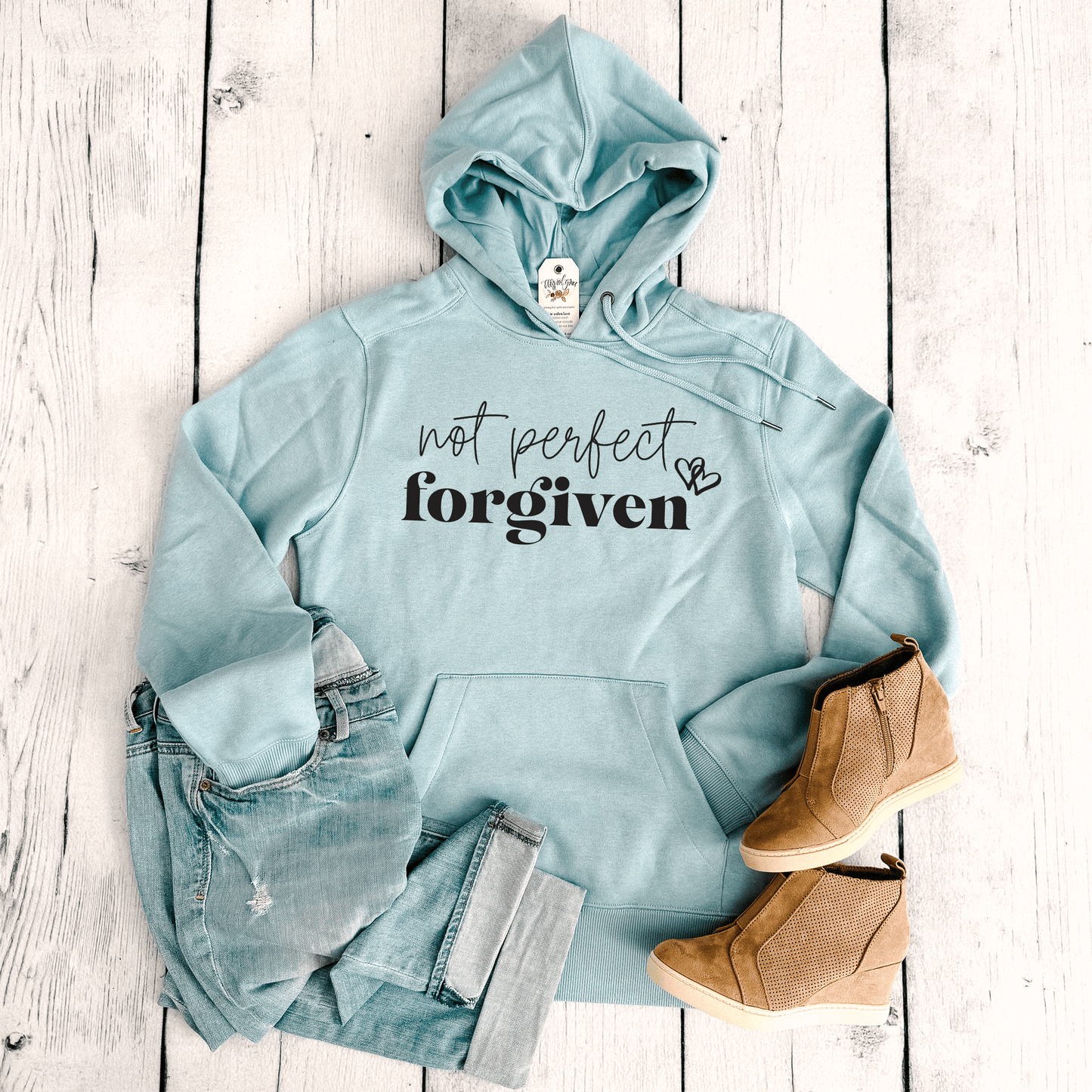 Not Perfect Forgiven Classic Hoodie
