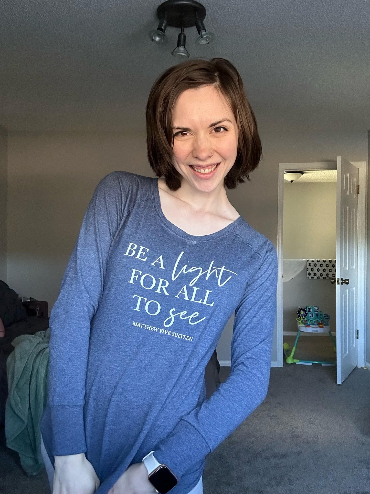 Be a Light for All to See Tunic Tee