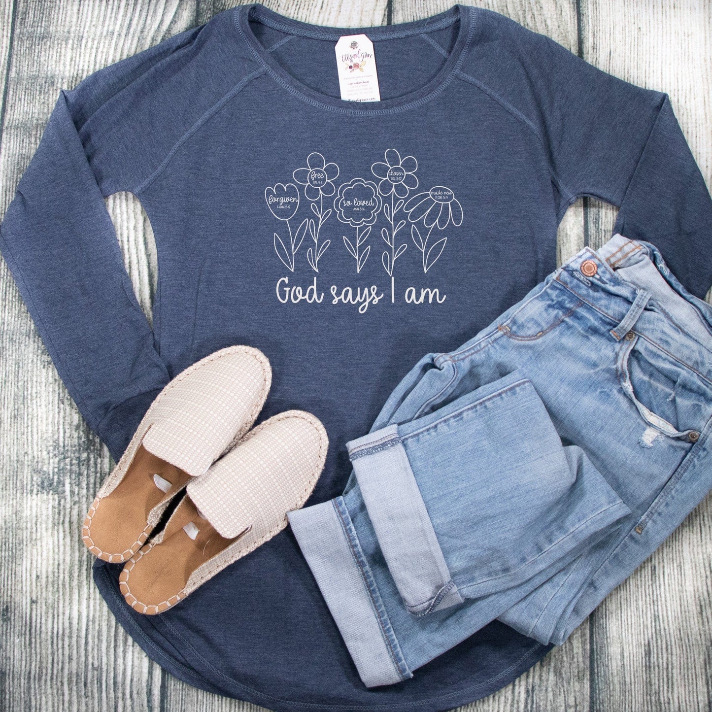 God Says I Am Tunic Tee