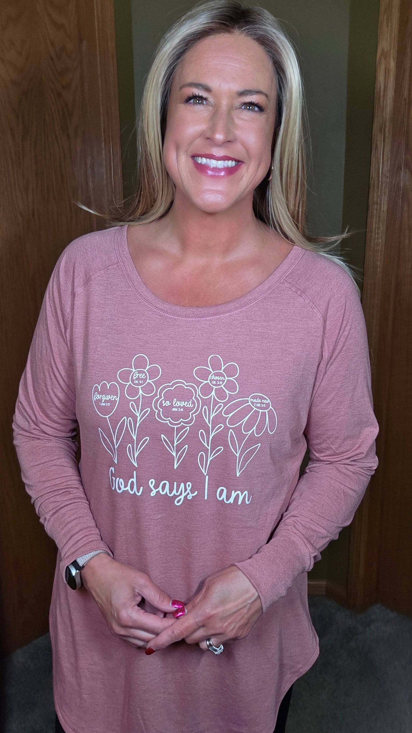 God Says I Am Tunic Tee