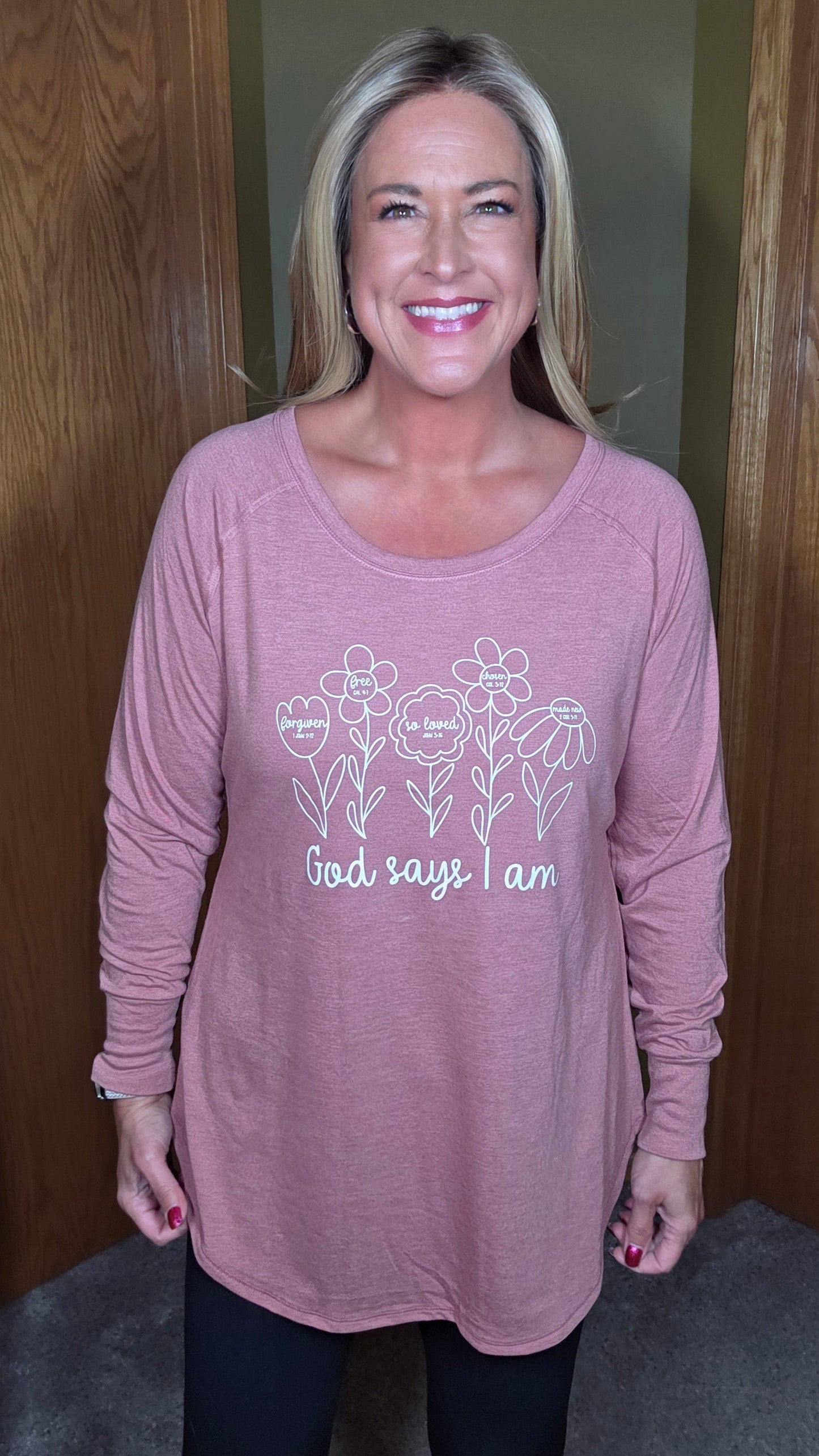 God Says I Am Tunic Tee