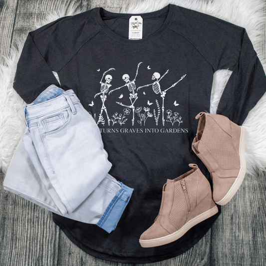 God Turns Graves Into Gardens Tunic Tee