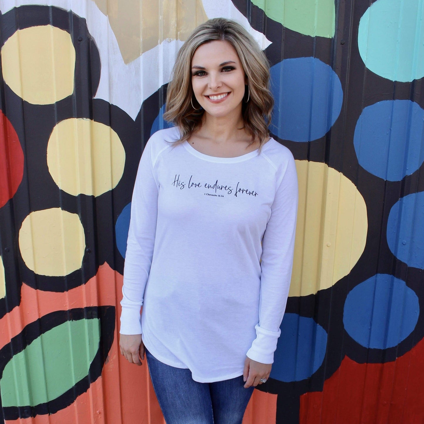 His Love Endures Forever Tunic Tee
