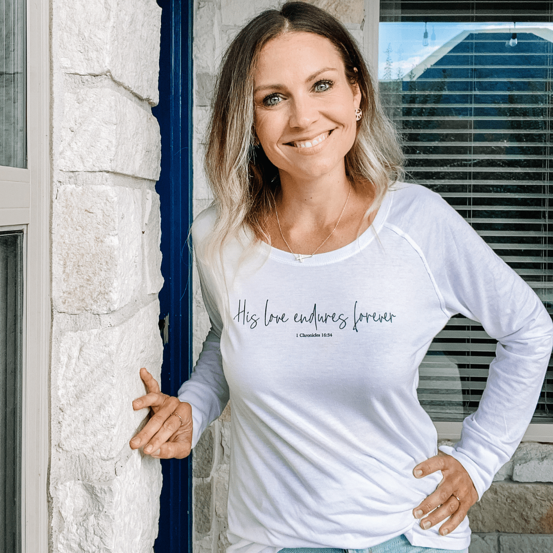 His Love Endures Forever Tunic Tee
