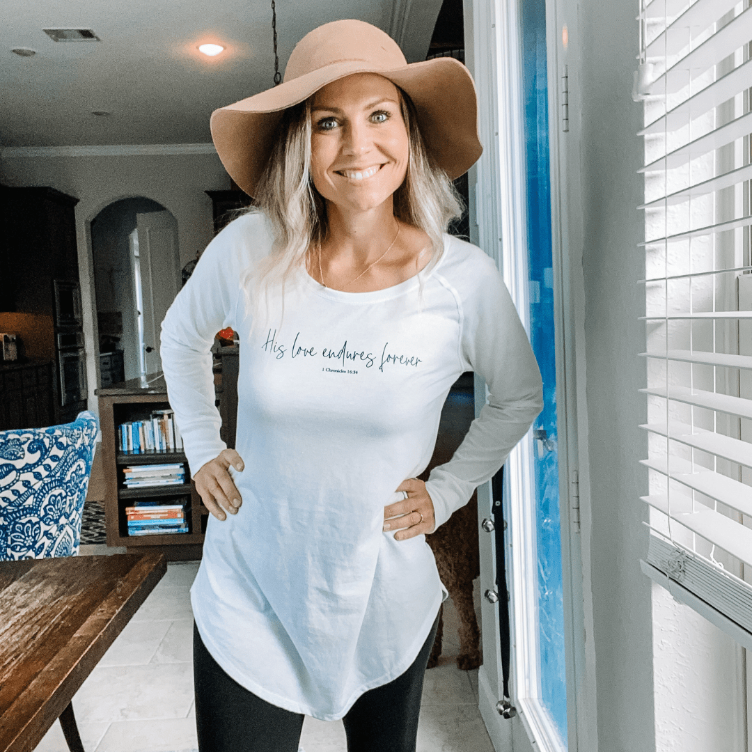 His Love Endures Forever Tunic Tee