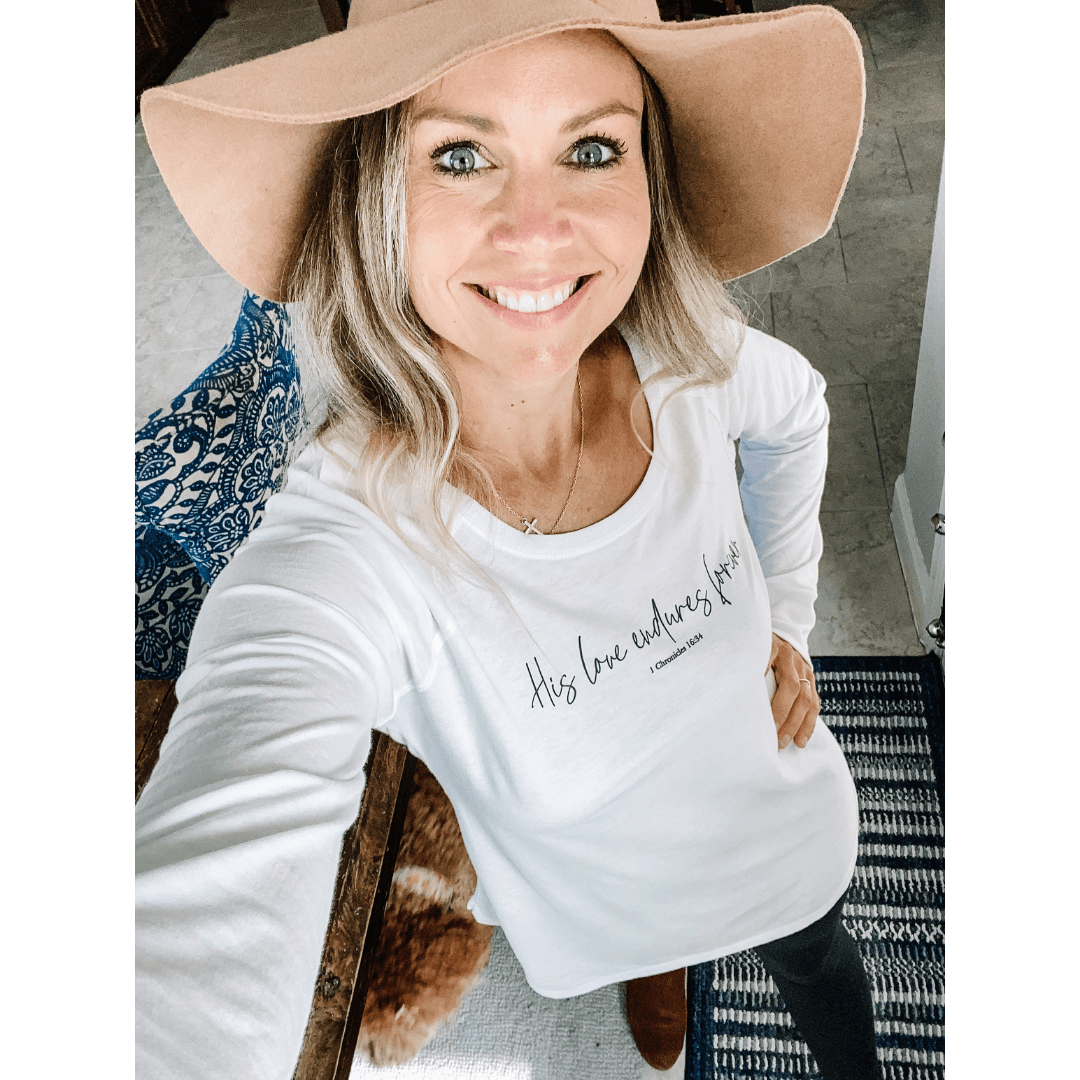 His Love Endures Forever Tunic Tee