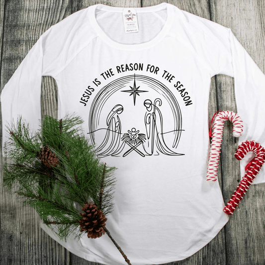 Jesus is the Reason for the Season Tunic Tee