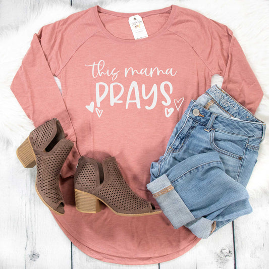 This Mama Prays Tunic Tee