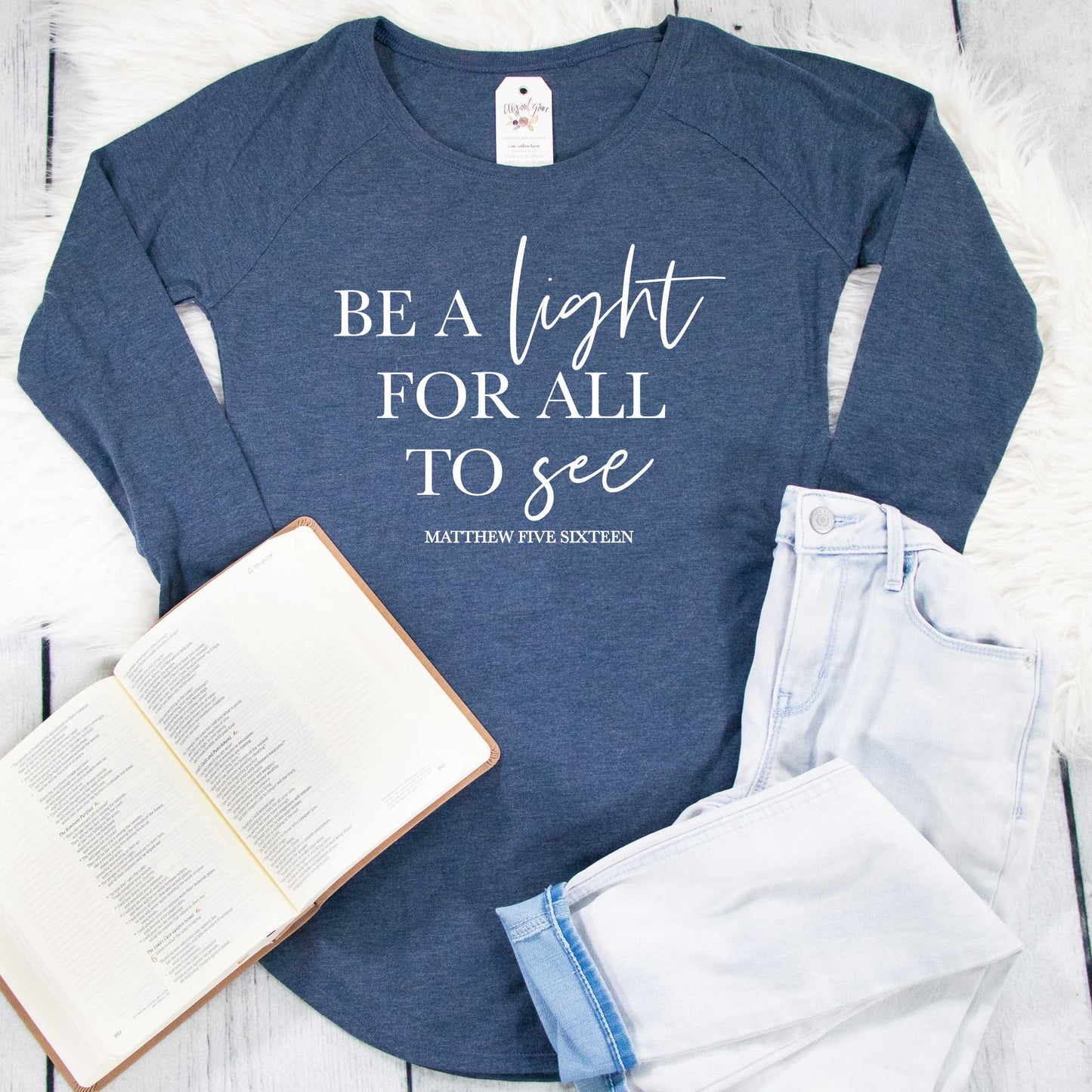 Be a Light for All to See Tunic Tee