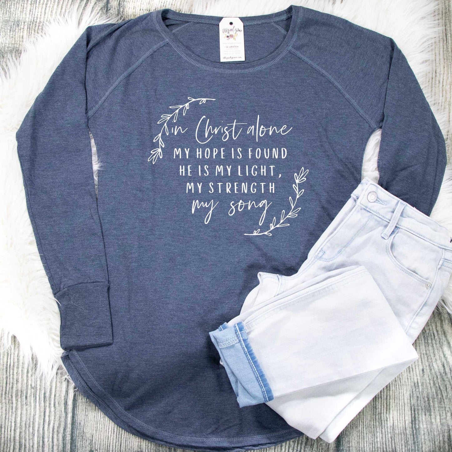 In Christ Alone Tunic Tee