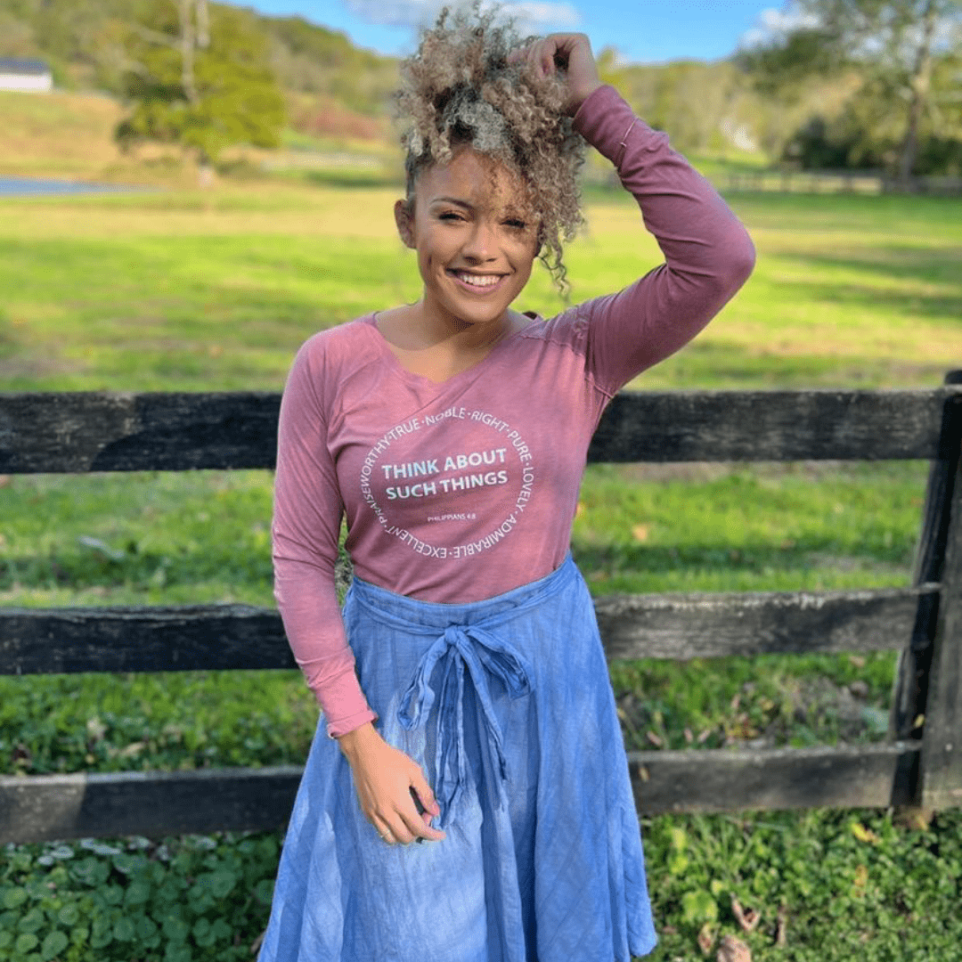 Think About Such Things Tunic Tee