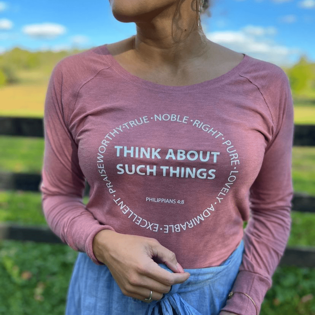 Think About Such Things Tunic Tee