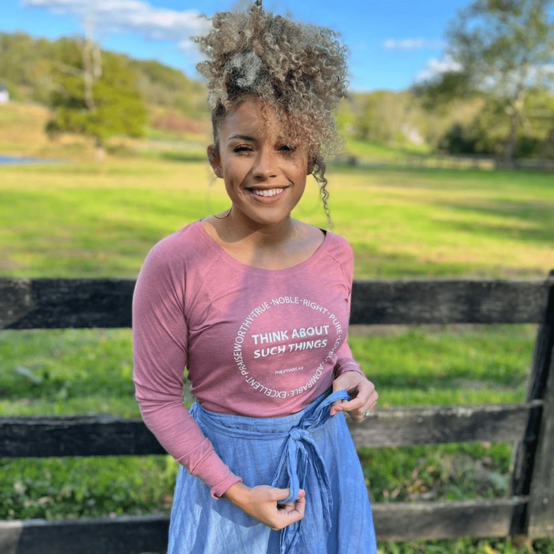 Think About Such Things Tunic Tee