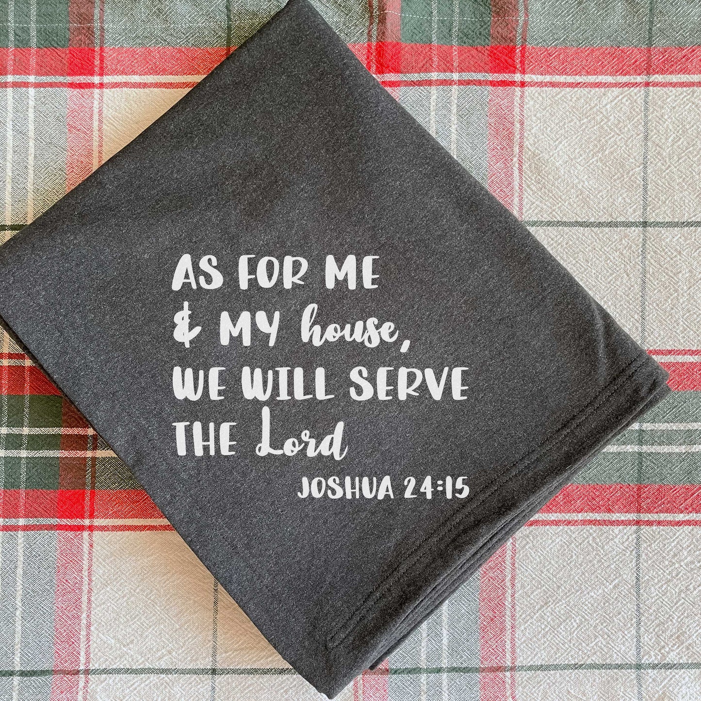 As for Me and My House Fleece Blanket