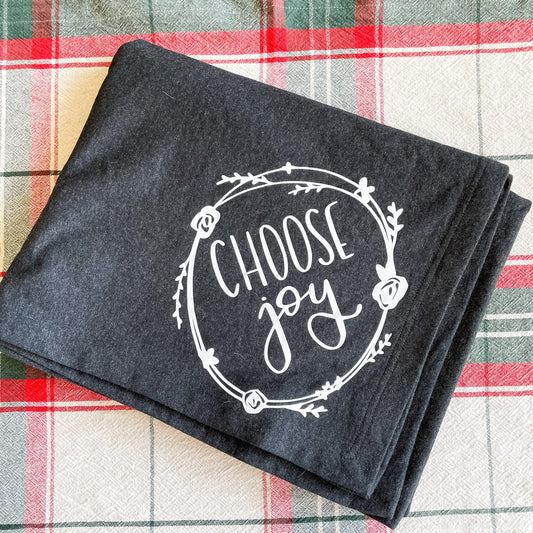 Choose Joy Fleece Blanket