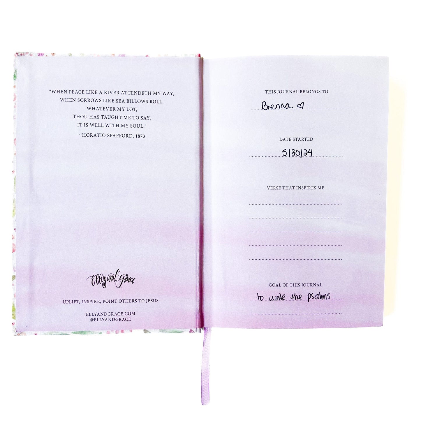 It Is Well Elly and Grace Journal