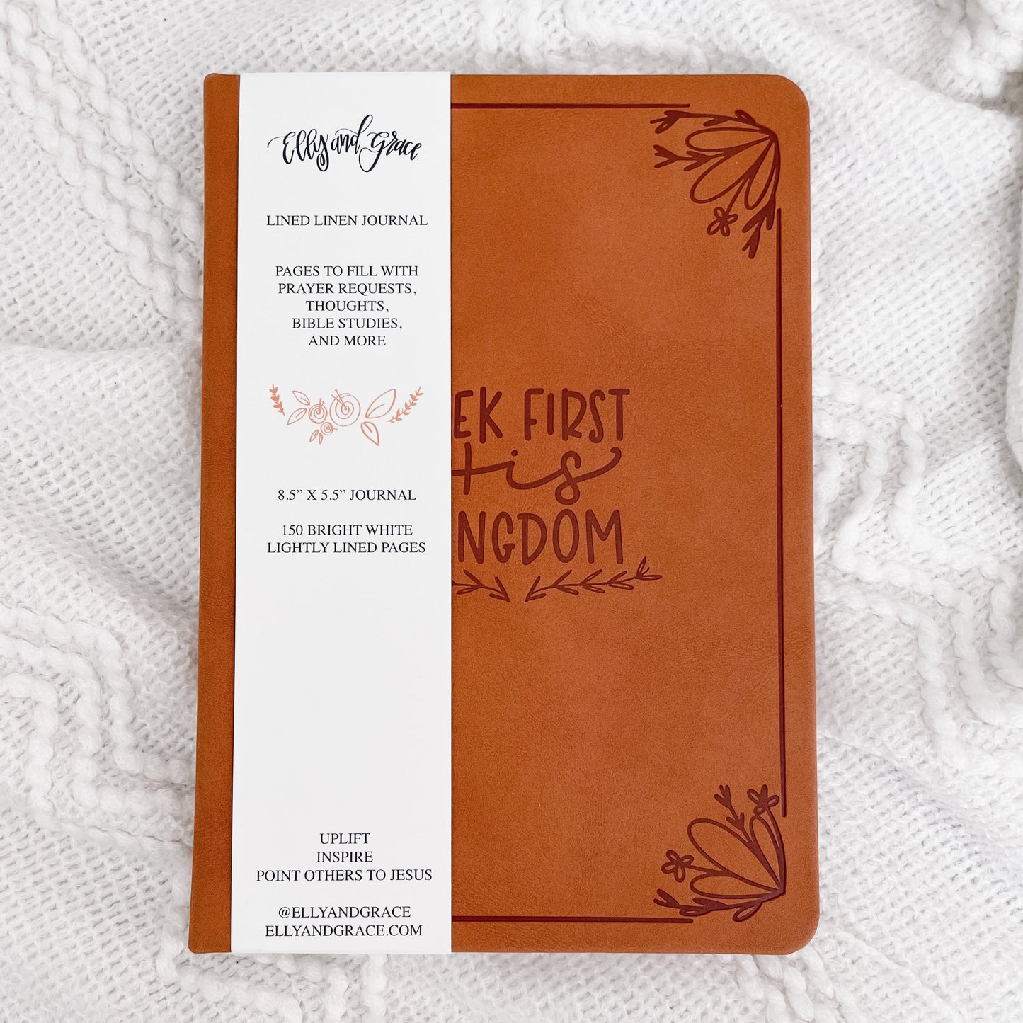 Seek First Elly and Grace Journal