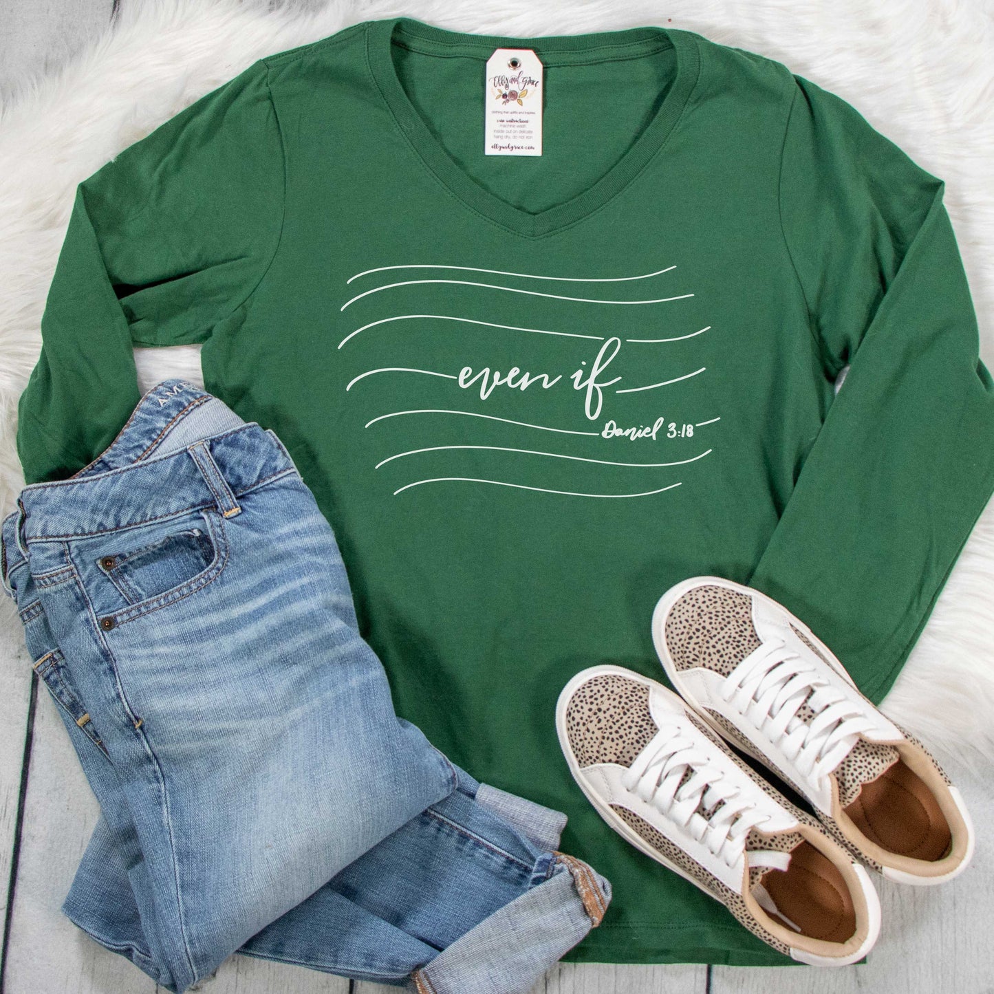 Even If Longsleeve V-Neck