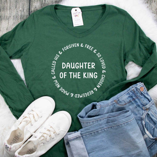 Daughter of The King Longsleeve V-Neck