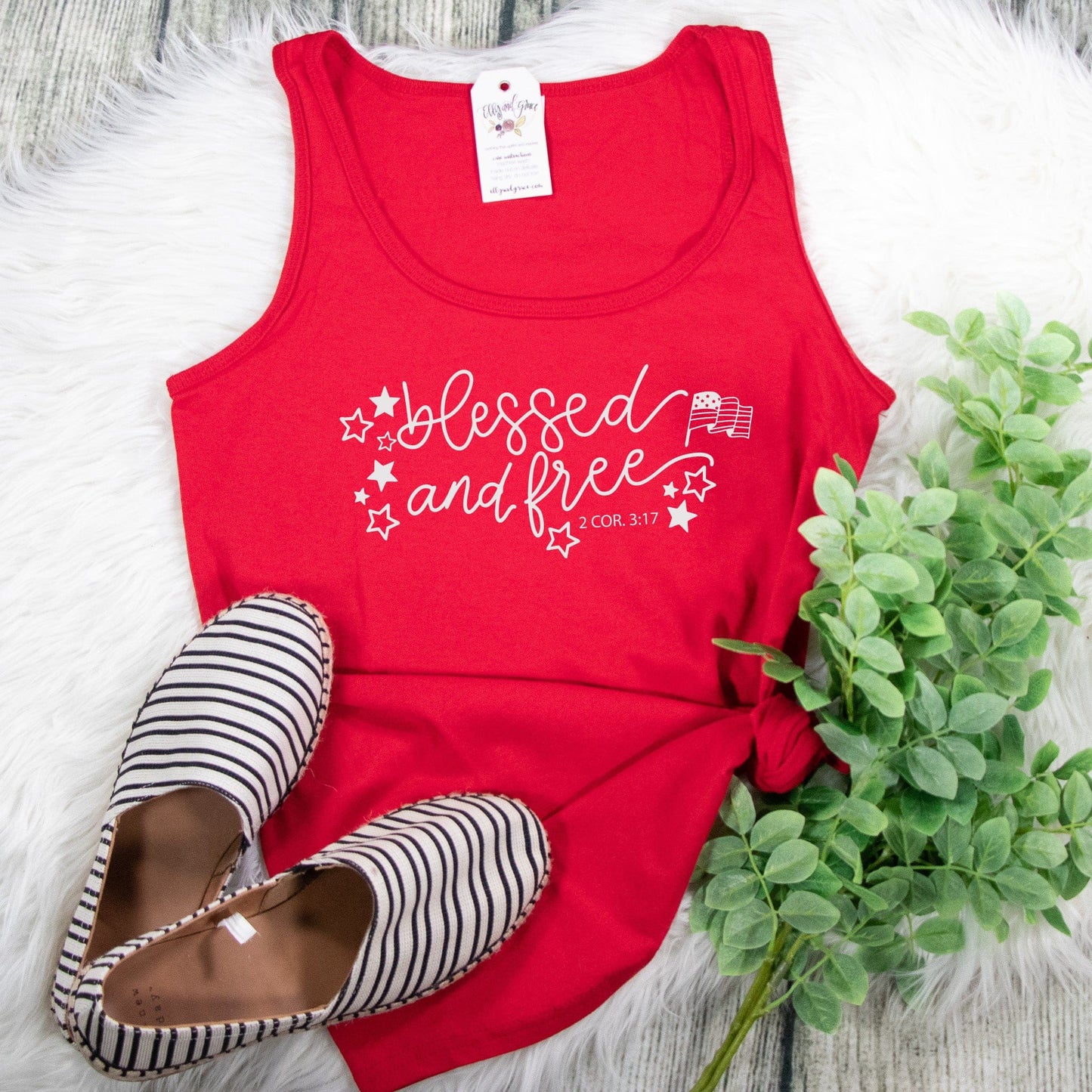 Blessed And Free Tank Top