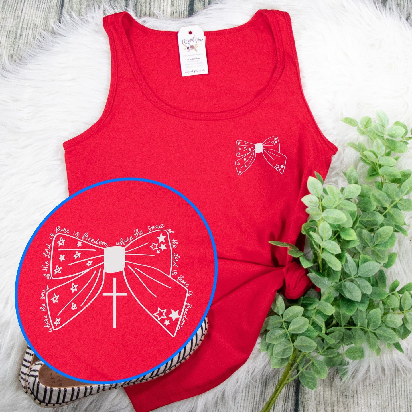Bow Where The Spirit Tank Top