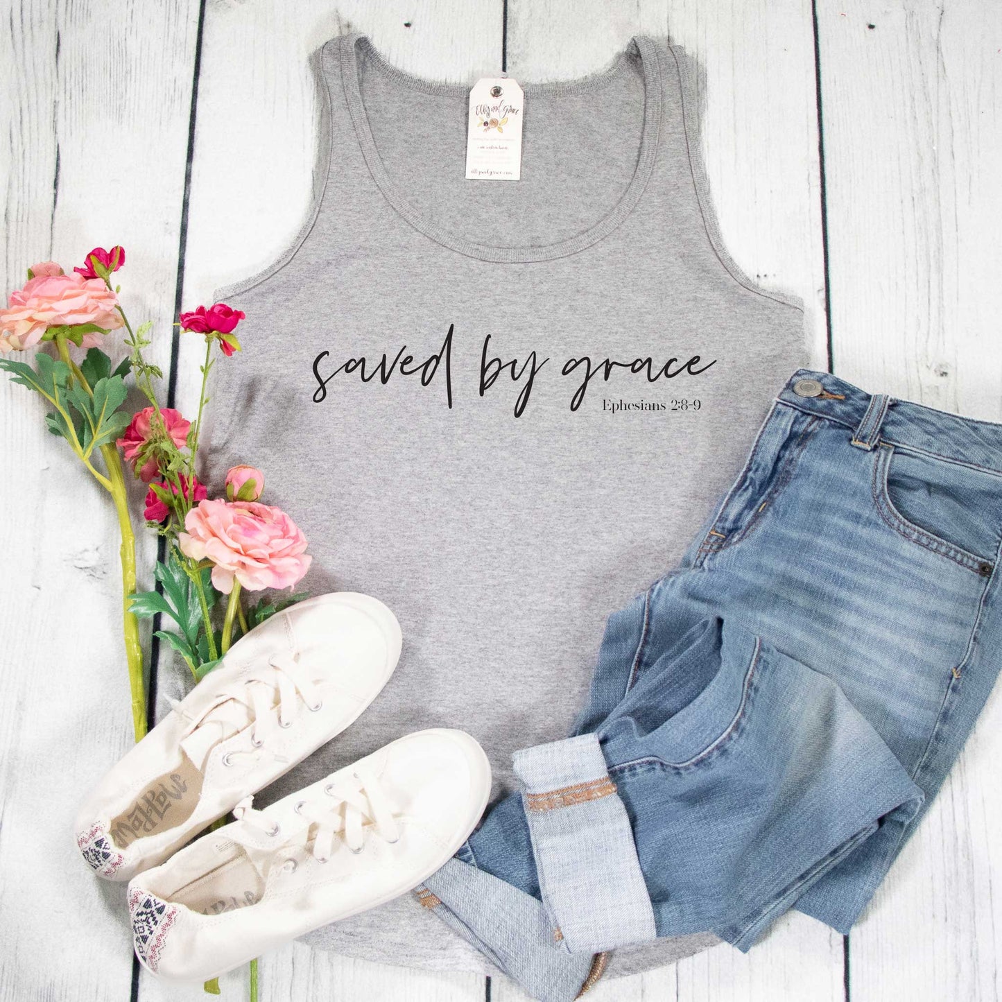 Saved by Grace Tank Top