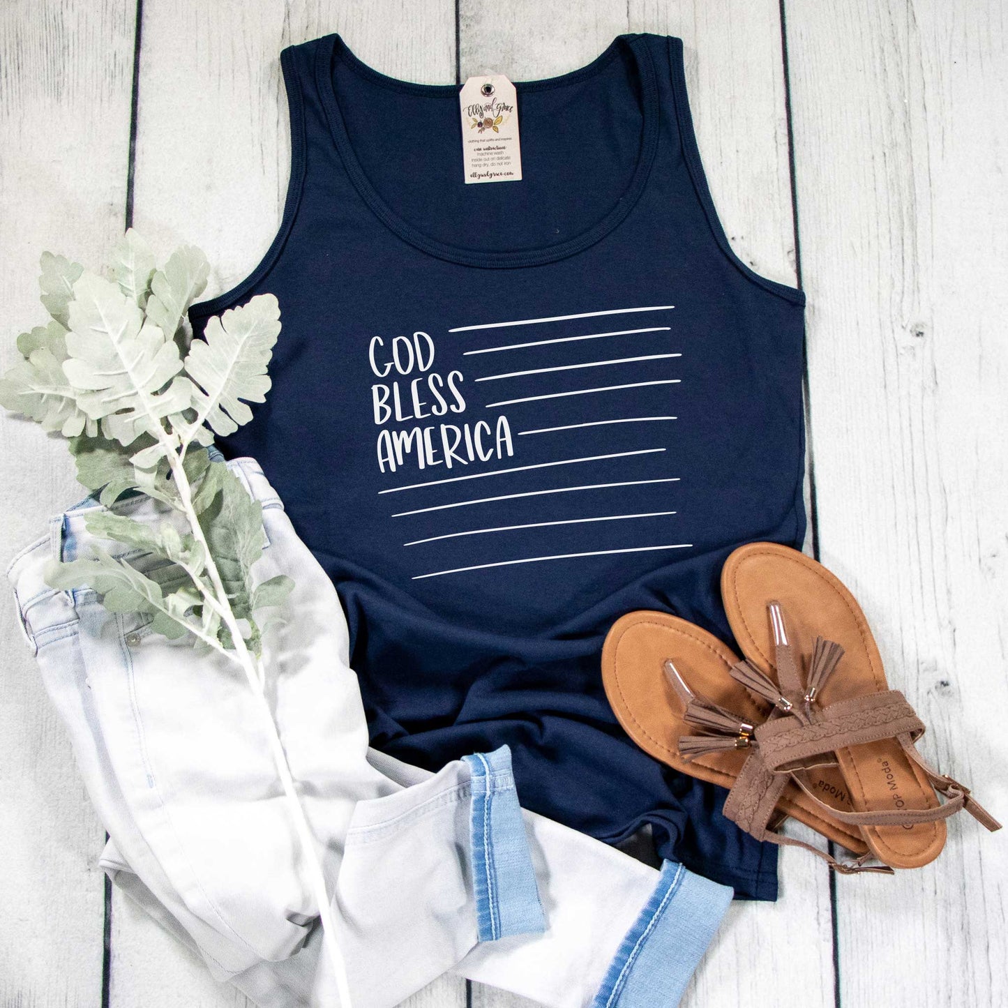 God Bless America Tank Top
