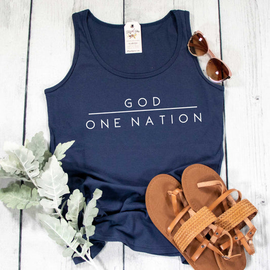 One Nation Under God Tank Top