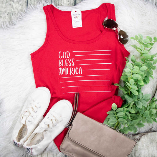 God Bless America Tank Top