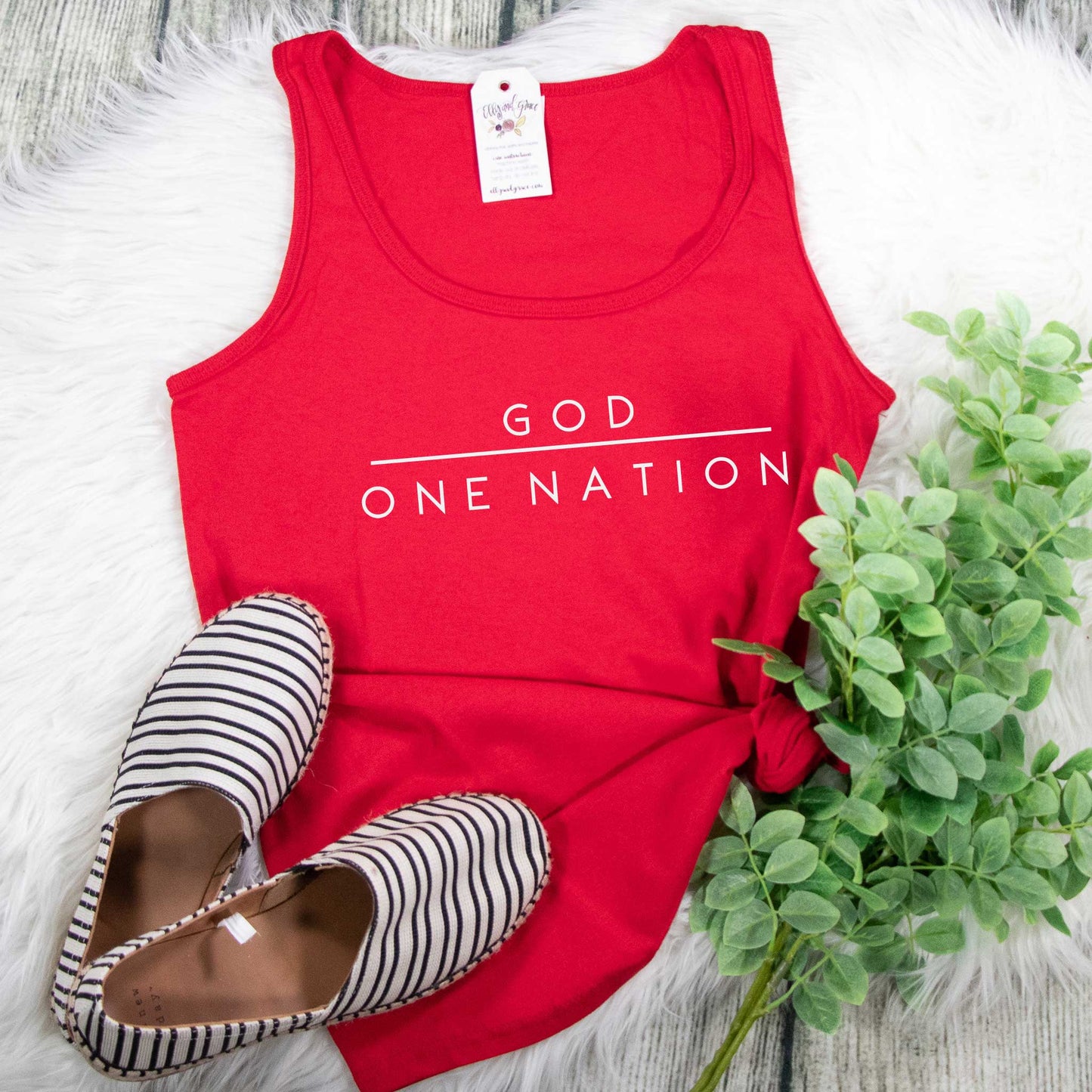 One Nation Under God Tank Top