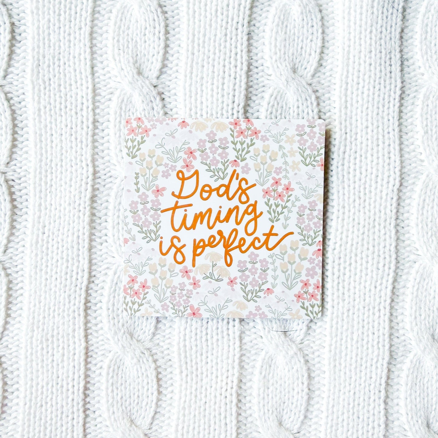 God's Timing is Perfect Sticker