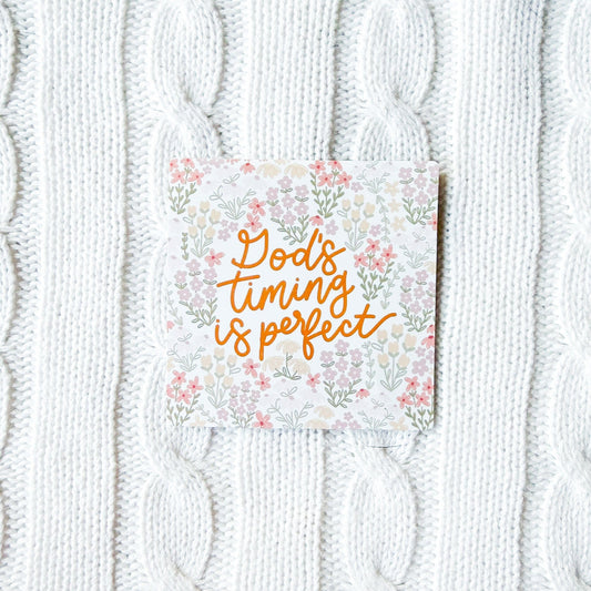 God's Timing is Perfect Sticker