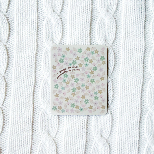 I Sought the Lord Sticker