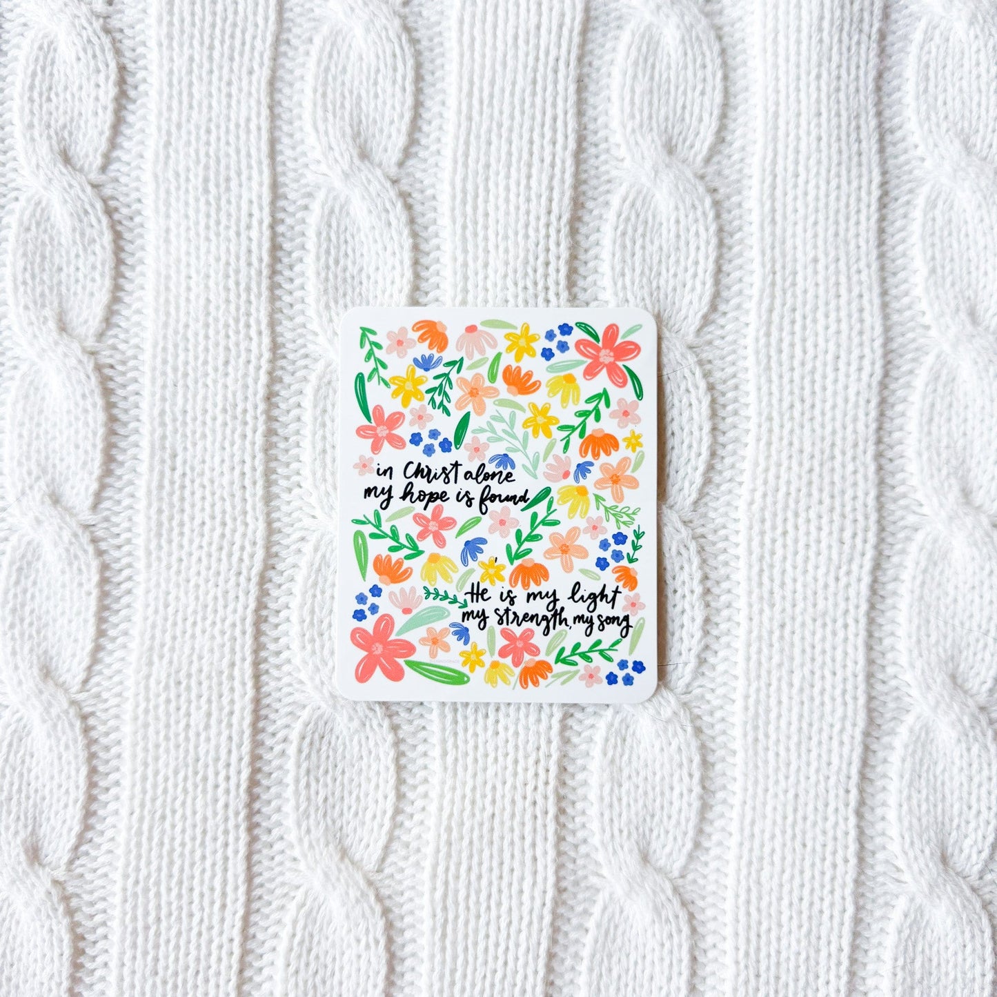 In Christ Alone Sticker